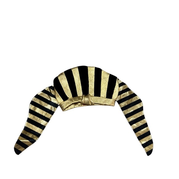 Egyptian Pharaoh Costume in Black and Gold ONE Size - Picture 4 of 5